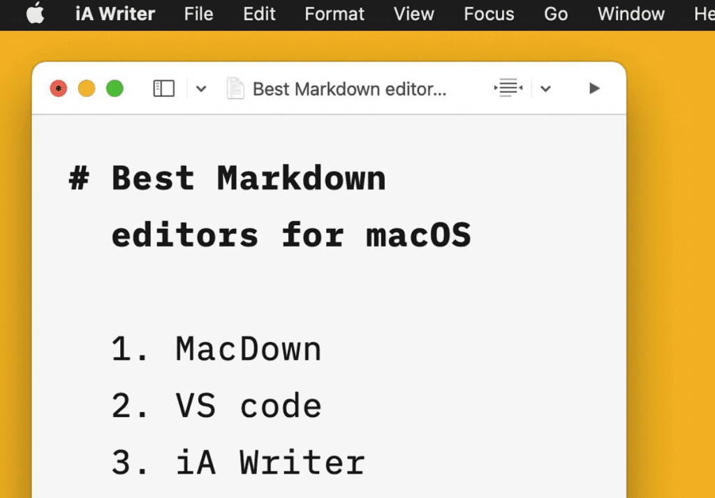 The 5 Best Markdown Editors for macOS